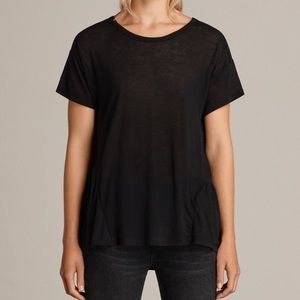 All Saints Black Zita Tee